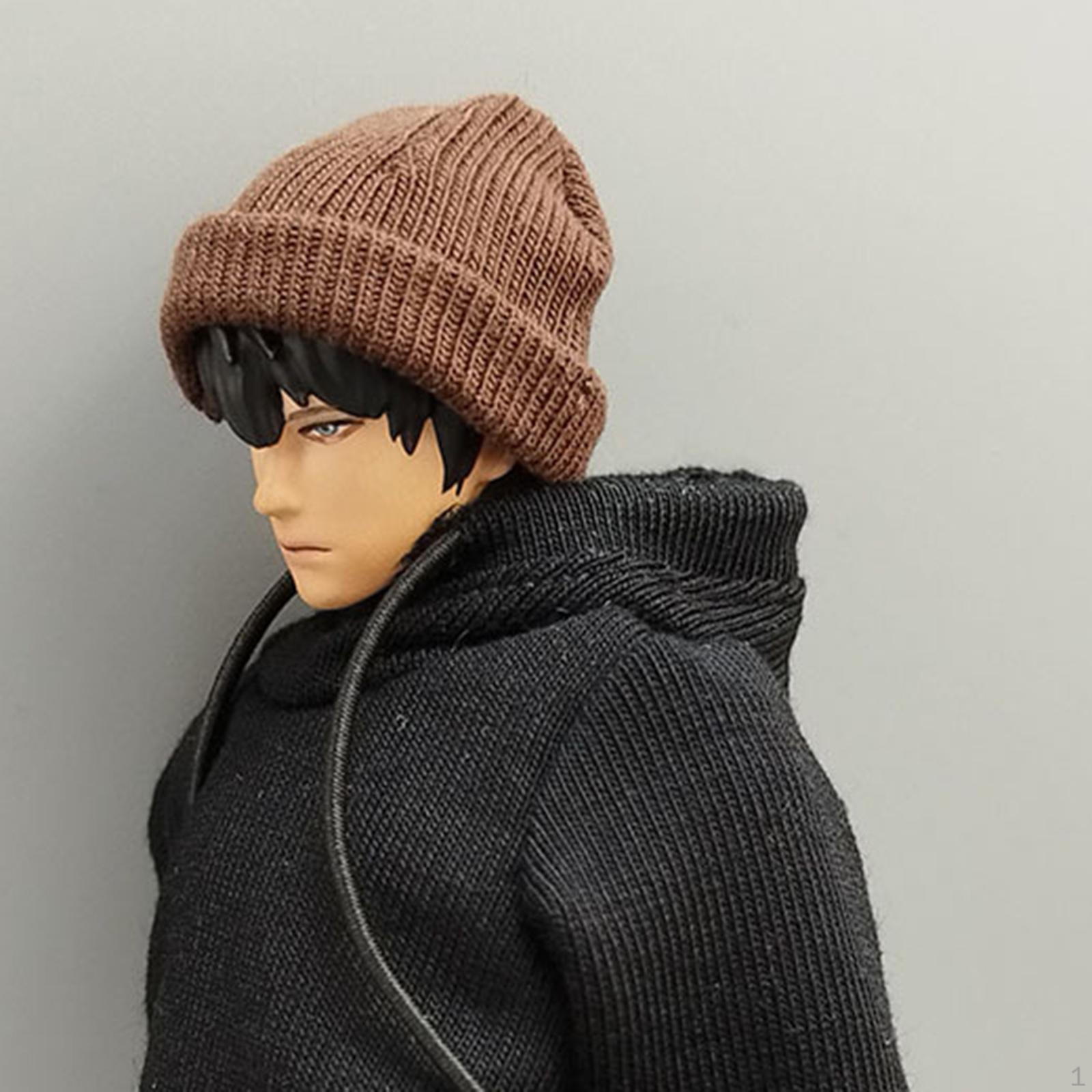 

Мягкая шапочка для миниатюрных кукол 1/12 Brown