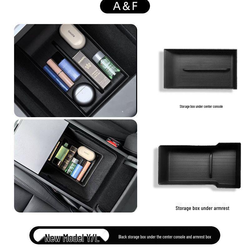 Anti-slip Mat for Model Y/L/3 Refreshed Version Storage and Armrest Boxes