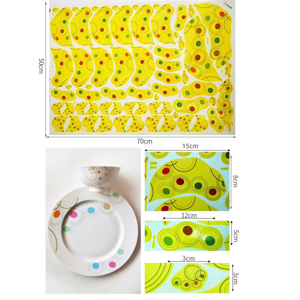 Ceramics Clay Transfer Paper Glaze Underglaze Flower Decal Paper Underglaze Transfers for Pottery Overglaze Enamel Decal