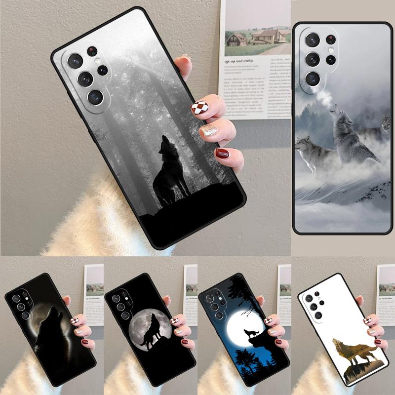 Animal The Wolf Howl Phone Case for Samsung Galaxy Note 10 Pro S26 Ultra S23 S24 FE S25 S21 S22 PLUS Shockproof Cove