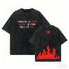 ULTRAKILL Washed T-shirt Personality Clothes New Model Anime T-shirt Year Round Clothing Streetwear Plus Size Unisex Comfortable Daily Wear Cool Top