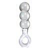VaHppy Anal Masturbation 3/4/5 Glass Beads 5CM Gay's Sex Toys SM BDSM Anal Plug Unisex Large Long Style
