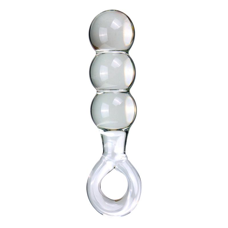 VaHppy Anal Masturbation 3/4/5 Glass Beads 5CM Gay's Sex Toys SM BDSM Anal Plug Unisex Large Long Style