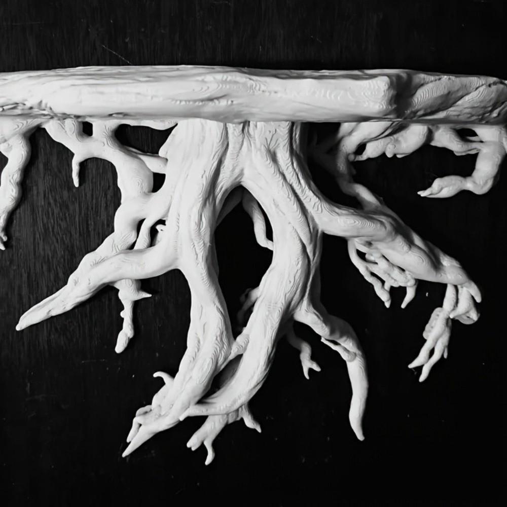 Plastic Tree Root Shaped Wall Rack 3D Printed Wall Mount Display Rack Storage Stand Gaming Setup