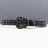 European and American Skeletons Western Rivet Belt Women's Pin Buckle Belt Punk Style Jeans Belt Skull Head