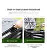 Large Capacity Outdoor Compost Bin for Yard Waste and Lawn Clippings