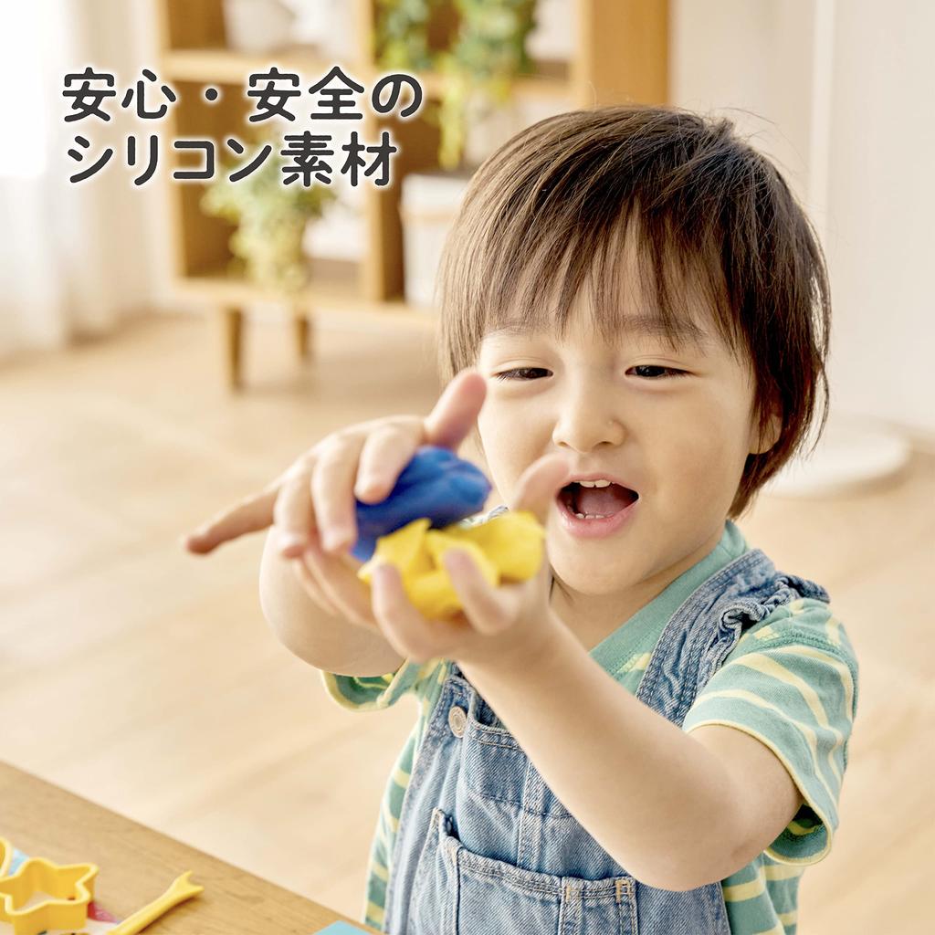 Edison Toy Silicone Clay Set KJT100227 6 Colors Toys for Ages 3 and Up
