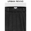 Women's Pleated Denim Skort