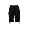 Li Ning X Peoples Daily Colaboração de Mídia Nova Calças Casuais Largas Calças Masculinas Preto AKXP313-1