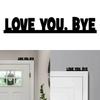 Love You Bye Letter Wooden Door Corner Sticker Door Frame Decor Wall Sticker Wall Decor Express Love And Warm For Home Party