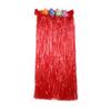 Girls Hawaiian Grass Hula Skirt Costume Set Vibrant Color Performance Dress with Flower Decor for Birthday Party Decor