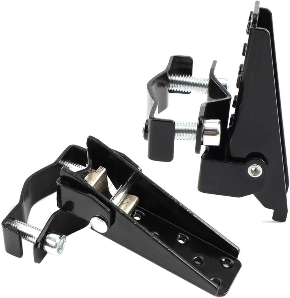 Black Noble And Fashionable Metal Foldable Foot Pegs For Motorcycle Motorcycle Footrests Pedals