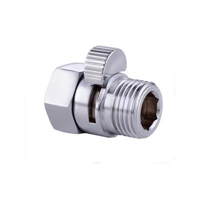 Brass Handheld Shower Head Shut Off & Water Flow Control Valve with Diverter for Bathroom