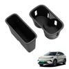 For BYD ATTO3 ATTO 3 YUAN PLUS 2026 2026 Center Water Cup Holder Storage Box Shock-Absorbing Car Accessories Black 2Pcs