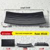 Black Matte Melamine Rectangular Drop-Resistant Plate for BBQ and Sides