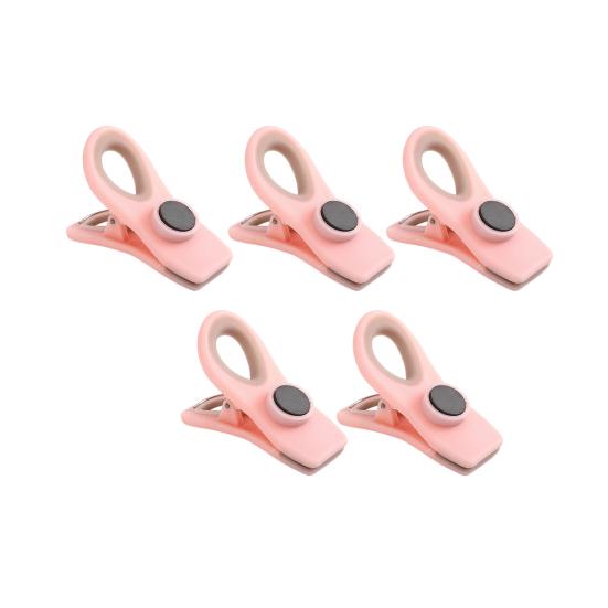 5Pcs Sealing Clip Refrigerator Magnet Damp-proof Snack Bread Bag Food Preservation Sealing Clamp Sealer Kitchen Supplies