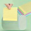 1-Piece Ruled Sticky Note Cube – Compact Design with 100 Sheets for Quick Notes, Indexing, and Bookmarking