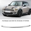 Front Bumper Lower Grille Trim 51112751624 3D Data Scanning Lower Grille Molding Wearproof for Convertible R57 Cooper Base