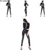 Unisex Leather Cat Girl Outfit For Cosplay Events And Halloween Parties