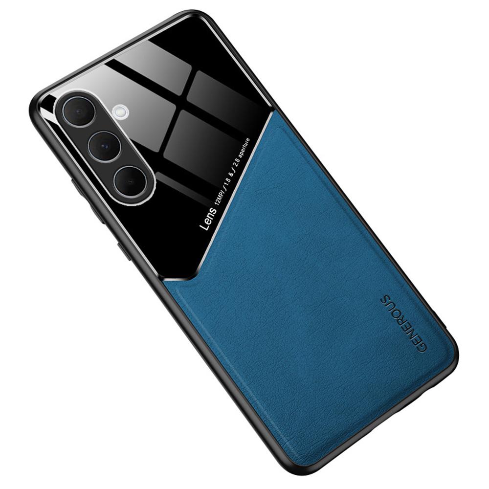 Pour Samsung Galaxy A56 5G Coque Revêtue de Cuir PC + TPU Couvercle Arrière de Téléphone