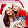 24 Grids Christmas Advent Calendar Gift Box With Diy Unicorn Bracelet Beads Making Kit Countdown Calendar For Girls Holiday Part