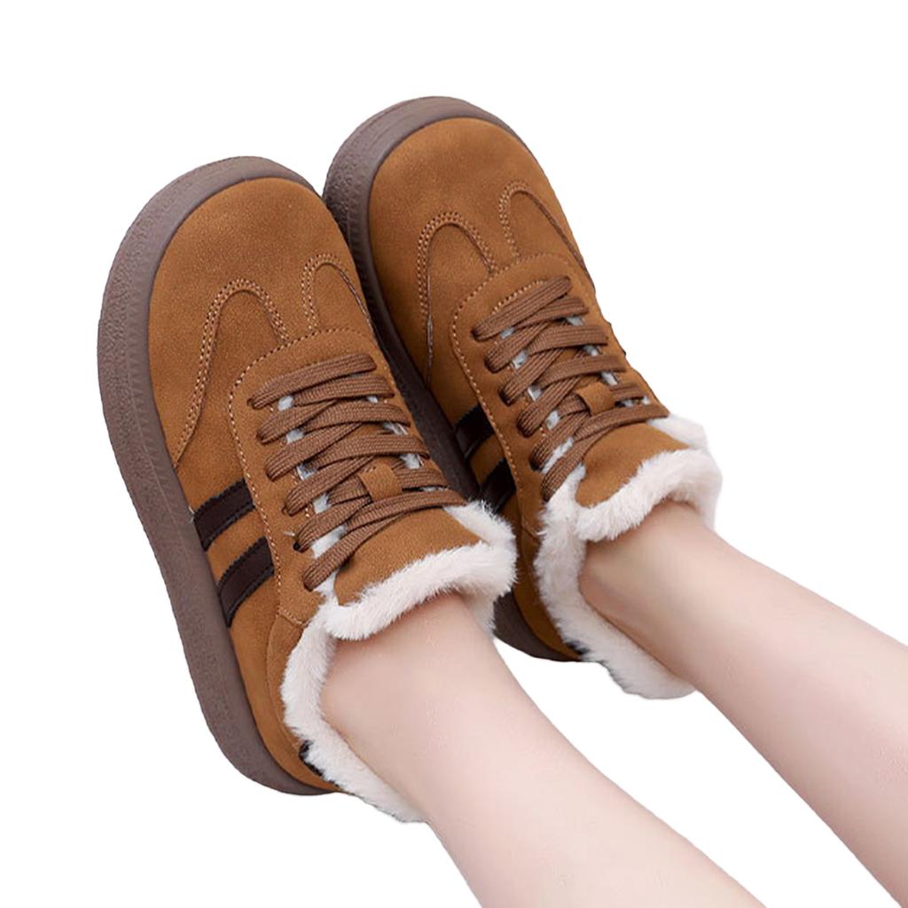 Women's -Lined Thick - Warm Winter Casual Versatile Shoes for Everyday Wear