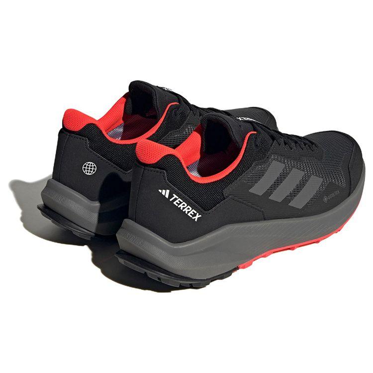 Adidas Terrex Trailrider GORE-TEX Schwarz Solarrot Herren Sneaker Core-Black Grey-Four HQ1233