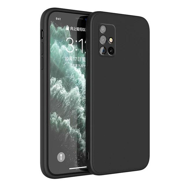 Samsun A73 A72 A71 A55 A54 A53 A52 A51  Liquid Silicone Phone Case For Samsung A30 A31 A32 A33 A34 A35 A41 A42 Soft Back Cover