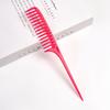 Pettine Ergonomico con Impugnatura per Parrucchieri Caratterizzato da Denti Larghi per un Facile Districamento e Punta Affusolata per uno Styling Preciso Plastica