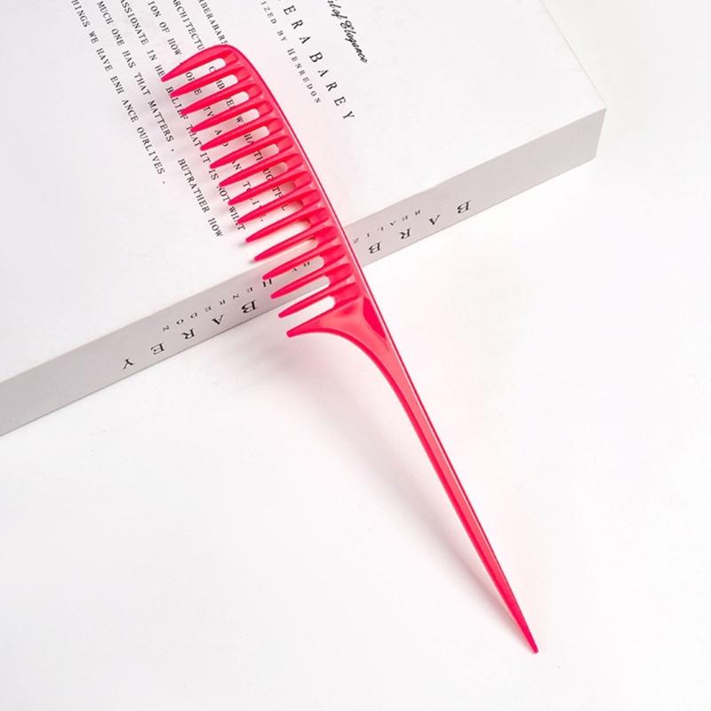 Salon Hair Tool Comb For Parting And Styling With Wide Teeth Pointed End Professional Use Comfortable Handle