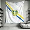 Leeds United Wall Tapestry Aesthetic Wall Hanging Printed Fabric Blanket Decorative Tapestries for Bedroom Living Room Home Decor