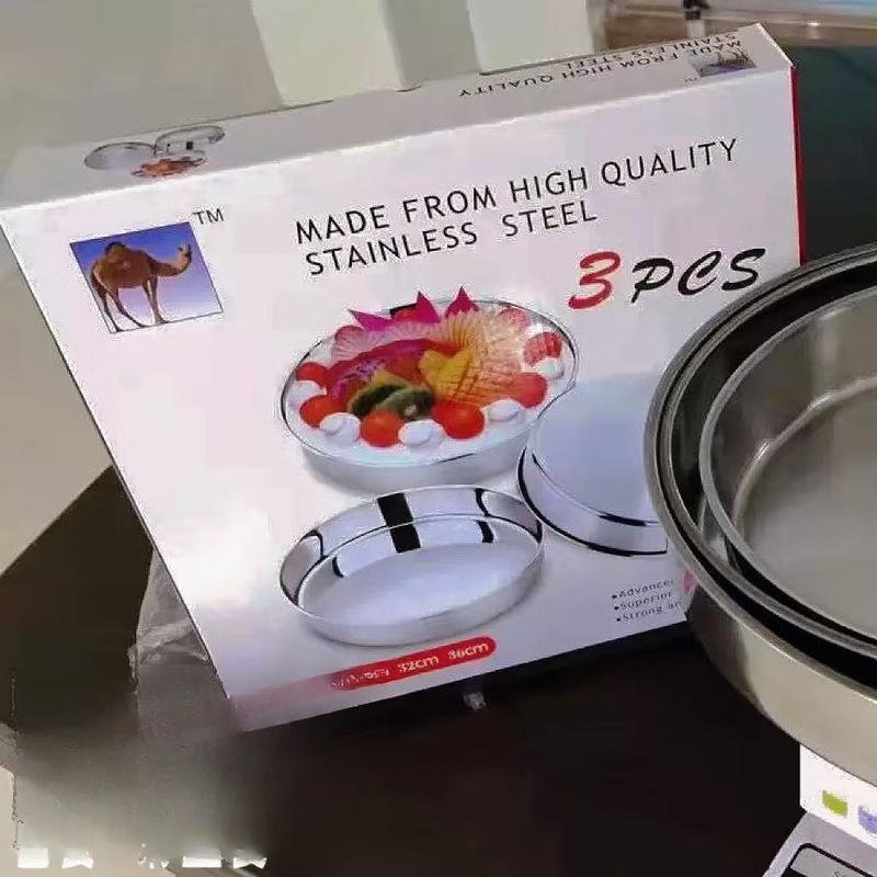 Zhishi Stainless Steel Deep Round Cake Pan Set