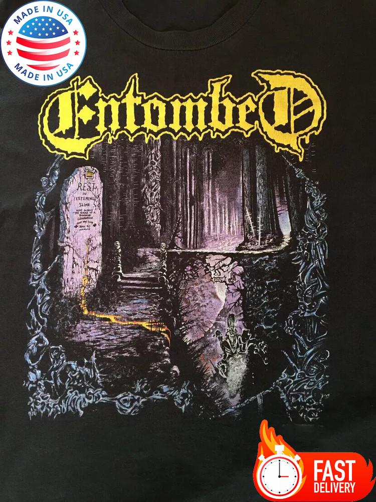 Entombed left hand path shirt 1990 Black Size S to 5XL T-Shirt Unisex T-Shirt XXL