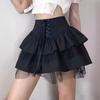 Women's Summer Academic Thai-Style Sophisticated Distinctive Uniform Short Skirt Pure Desire Sweet & Spicy Waist-Defining Skirt