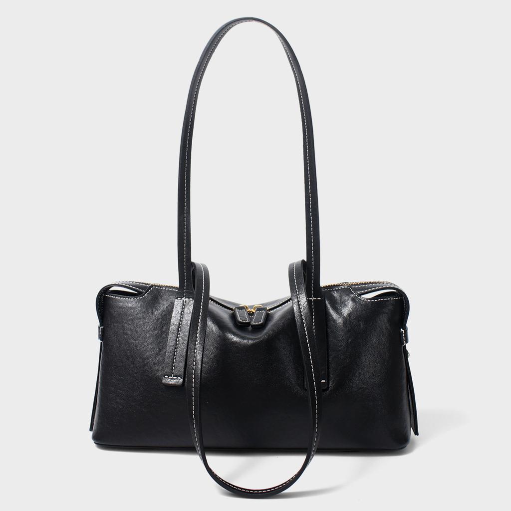 Handbag, Autumn and Winter Commuting Bag, Women's Genuine Leather Bag, High-end Women's Bag, Large Capacity Tote Bag, Shoulder Bag