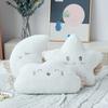 New White Cloud Moon Star Plush Pillow White Cloud Soft Cushion Bed Head Oad Decoration Angel Plush Doll Toys Girl Gift