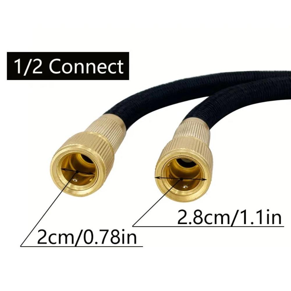 25FT New Expandable Magic Hose High Pressure Car Wash Hose With Spray Gun Set Outdoor Watering Irrigation Tool Garden Hose