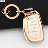 3 4 Buttons Tpu Car Smart Key Case Fob Shell For Hyundai Ix35 Ix45 I10 I30 I40 Tucson Santa Fe Rena Sonata Elantra Creta Keyless