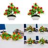 Artificial Fruit Tree Arrangement With Plastic And Silk For Home Office Decor