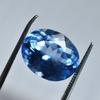 Natural Blue Aquamarine Loose Gemstone Ocean 10.18 Ct Oval Cut for Jewelry Making and Crafts