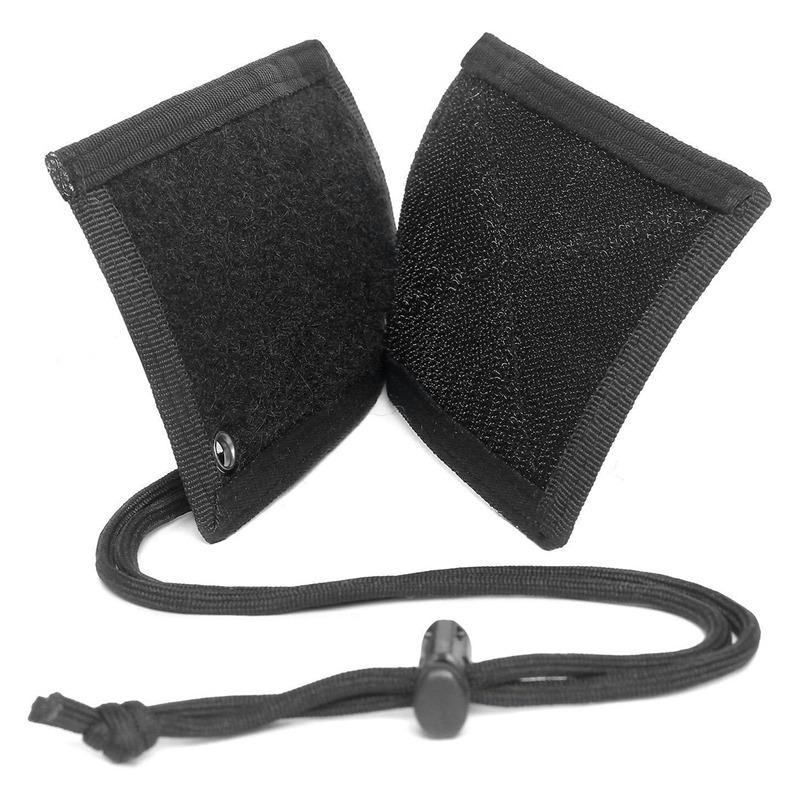 ID-kortshållare Armé Taktisk Multifunktionell Bärbar ID-kortfodral Patch Halsband och Kreditkortsorganisatör Högkvalitativa Enfärgade Fodral