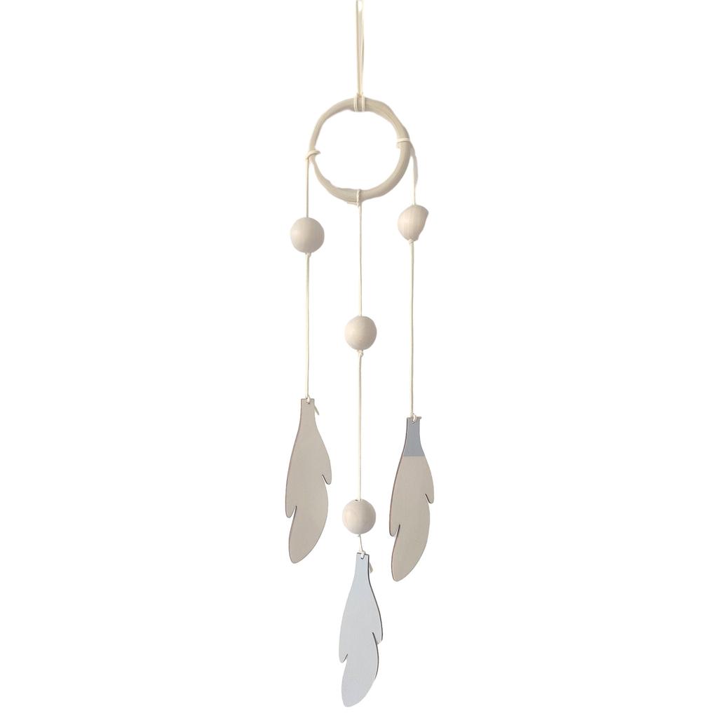 DIY Wood Feather Ornament Pendant Bunting Party Decoration for All Gatherings Lovely Addition to Dorm Photo Props