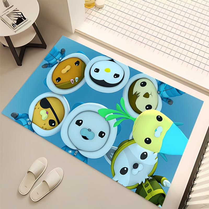 1pc The Octonauts2 Print Area Rug - Soft, Washable Non-Slip Indoor Mat, Living Room, Home Office Decorative Rug,Office Decorative