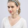 LALA Bandana Wide Hairband - Blue