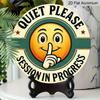 2D Flat Aluminum Retro-style "Do Not Disturb" Themed Wall Decoration. Available in Various Sizes. Suitable for Libraries, Living Rooms, Cafes