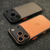 New transparent matte case for For Iphone 17 Air 16 1 14 Plus 13 12 11 Pro Max  shock resistant soft edge hard shell back cover