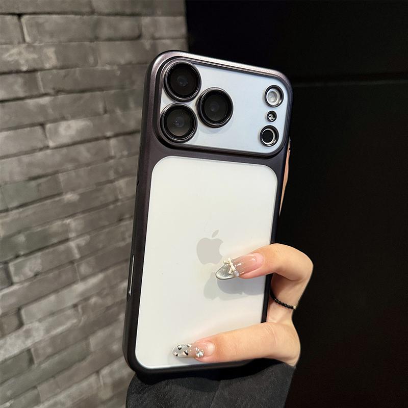 

Nano Matte Translucent Case For iPhone 17 Air 16 15 14 Plus 13 12 11 Pro Max Rugged PC Plating Armor Coque Frosted Funda For iphone14Plus