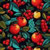Outdoor Dekostoffe Oxford - Motiv Obst | Dx6846