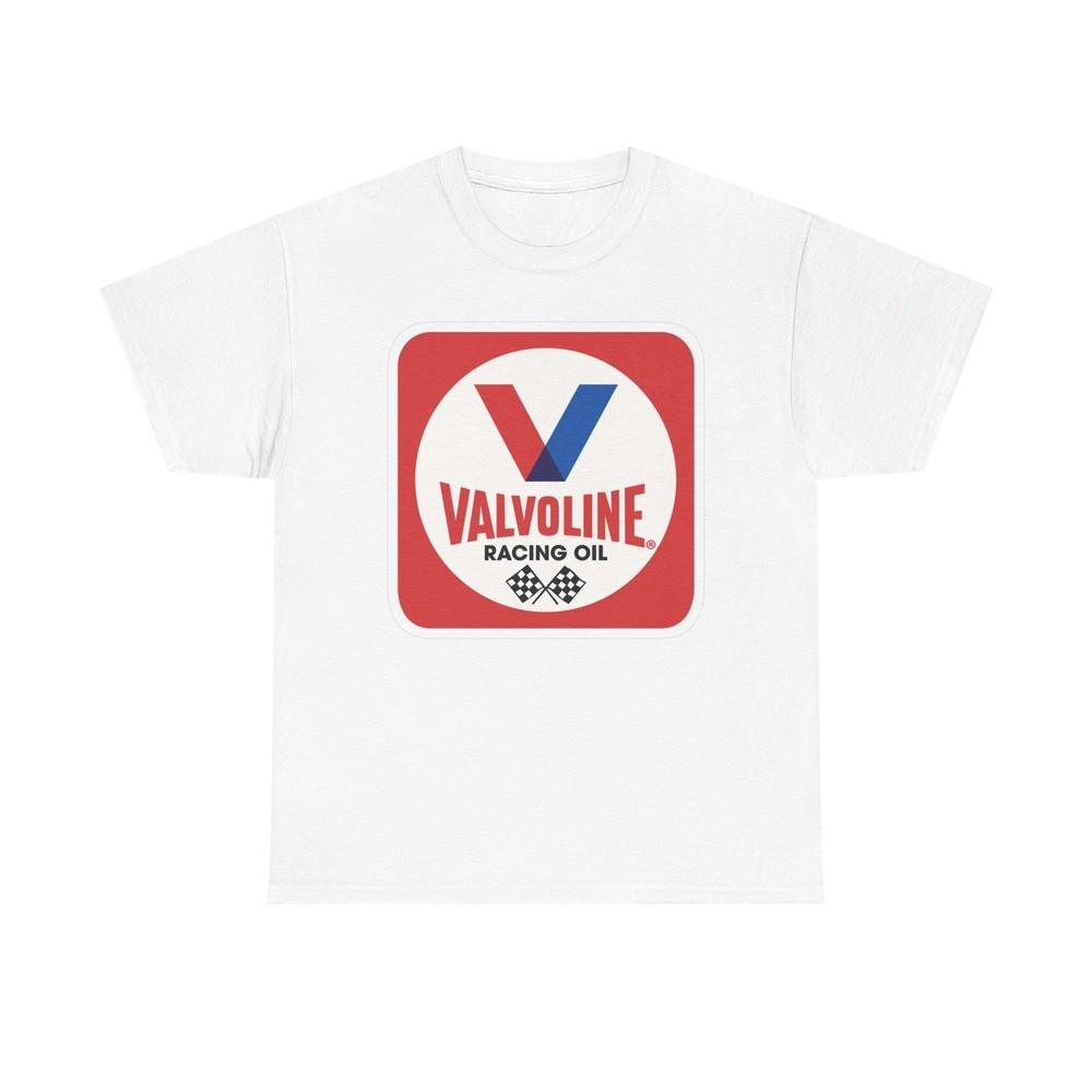 Valvoline Racing Graphic T Shirt Muscle Cars Unisex Heavy Cotton Tee Unisex T-Shirt XXL