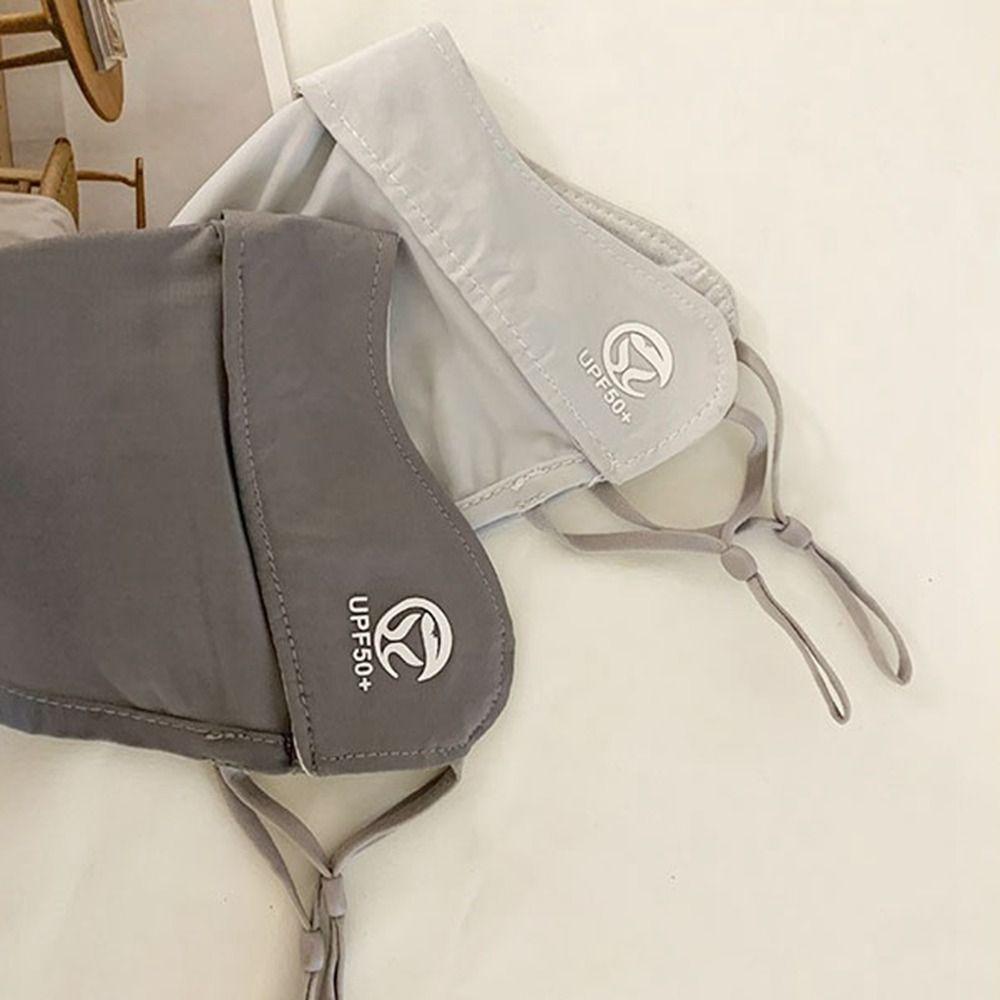 UV Protection For Women Eye Protection Ice Silk Mask Face Gini Mask Face Cover Sunscreen Face Scarf